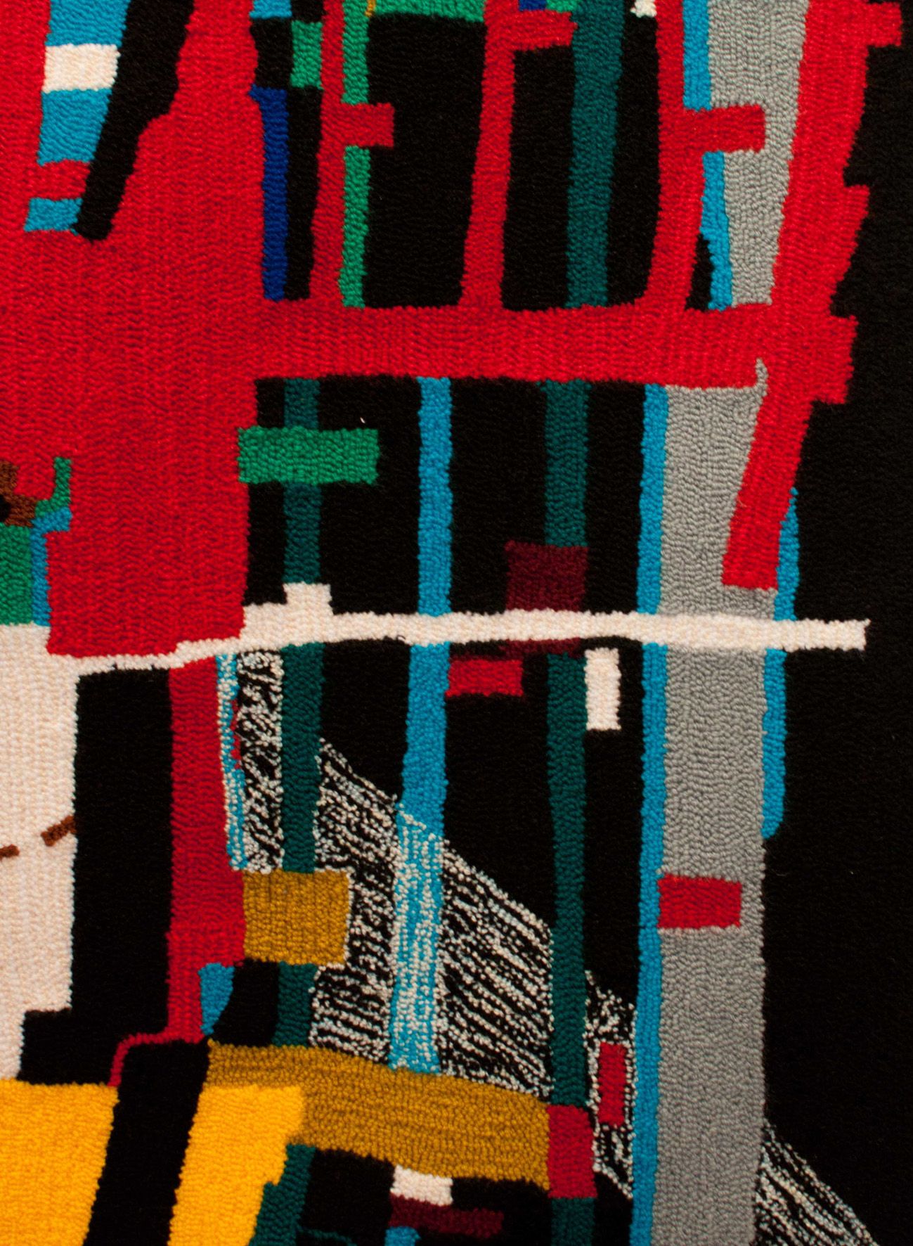 Pepe López Rugs — détail de nœuds